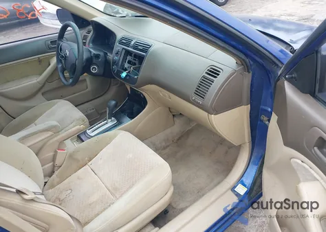 2004 Honda Civic Vp z USA, uszkodzony, nr VIN 1HGES16454L000243